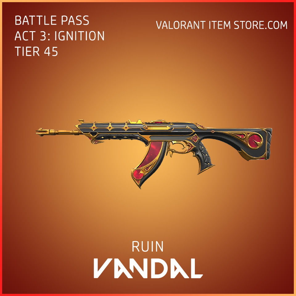 Ruin Vandal Act 3 Ignition Tier 45 Valorant Skin