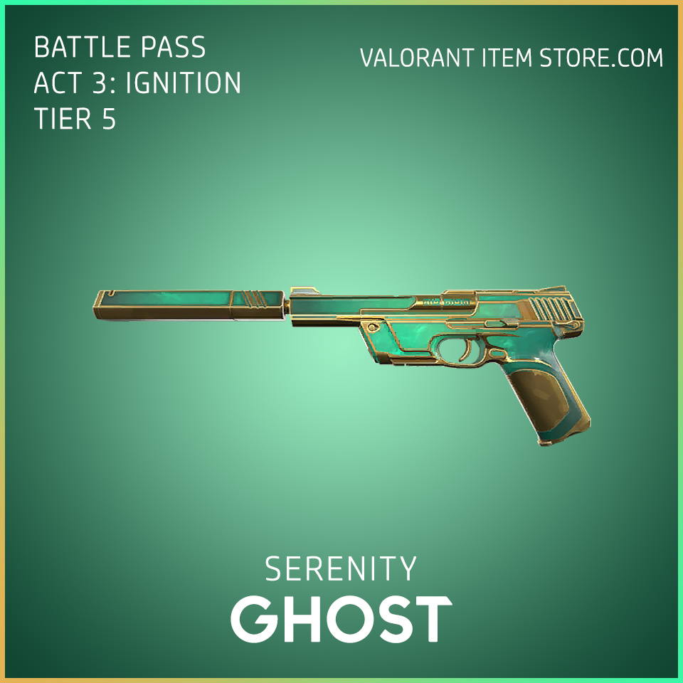 Serenity Ghost Act 3 Ignition Tier 5 Valorant Skin