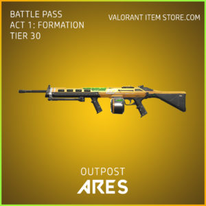 outpost ares valorant skin battle pass