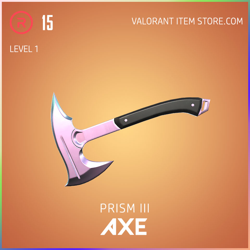 Prism 3 III axe valorant skin battle pass variant 1