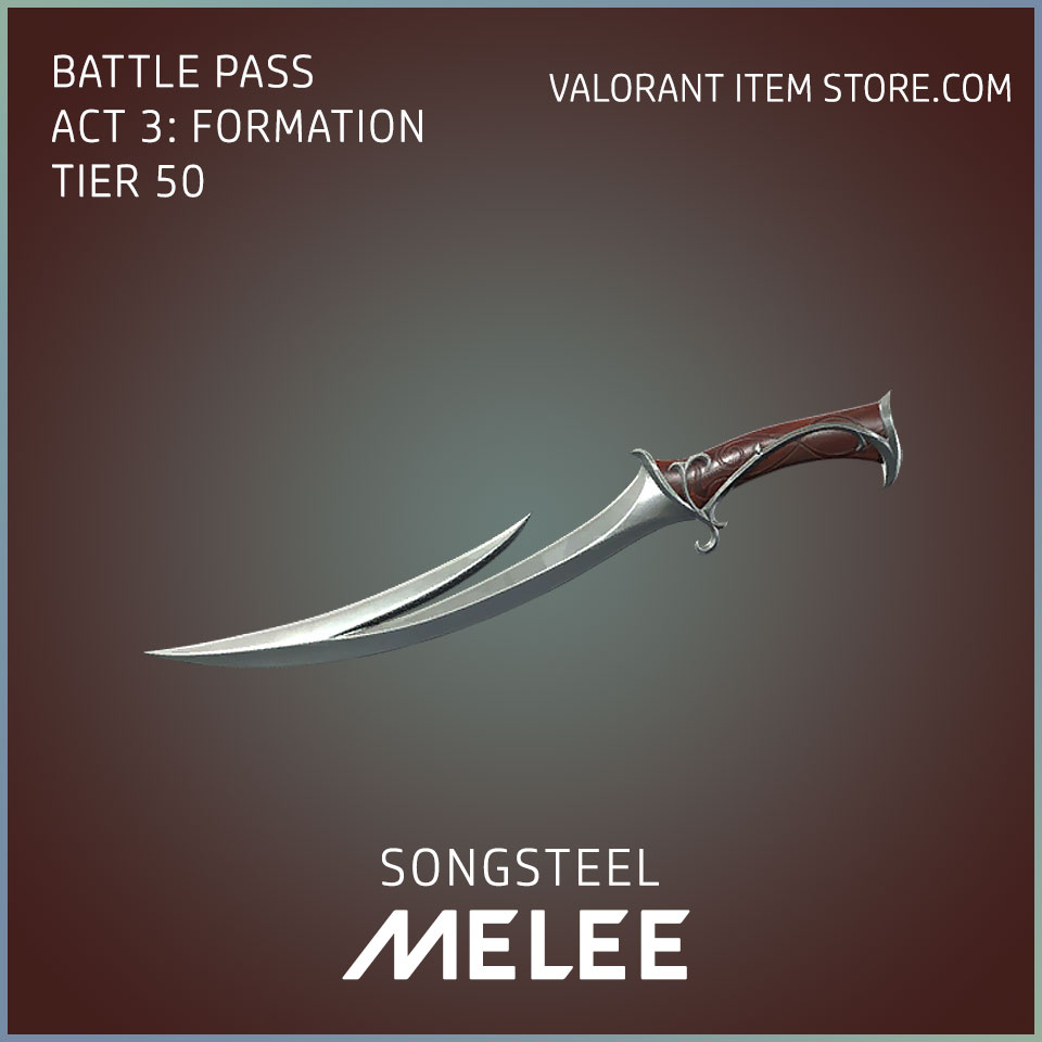 Songsteel Melee Valorant Skin Act 3 Formation