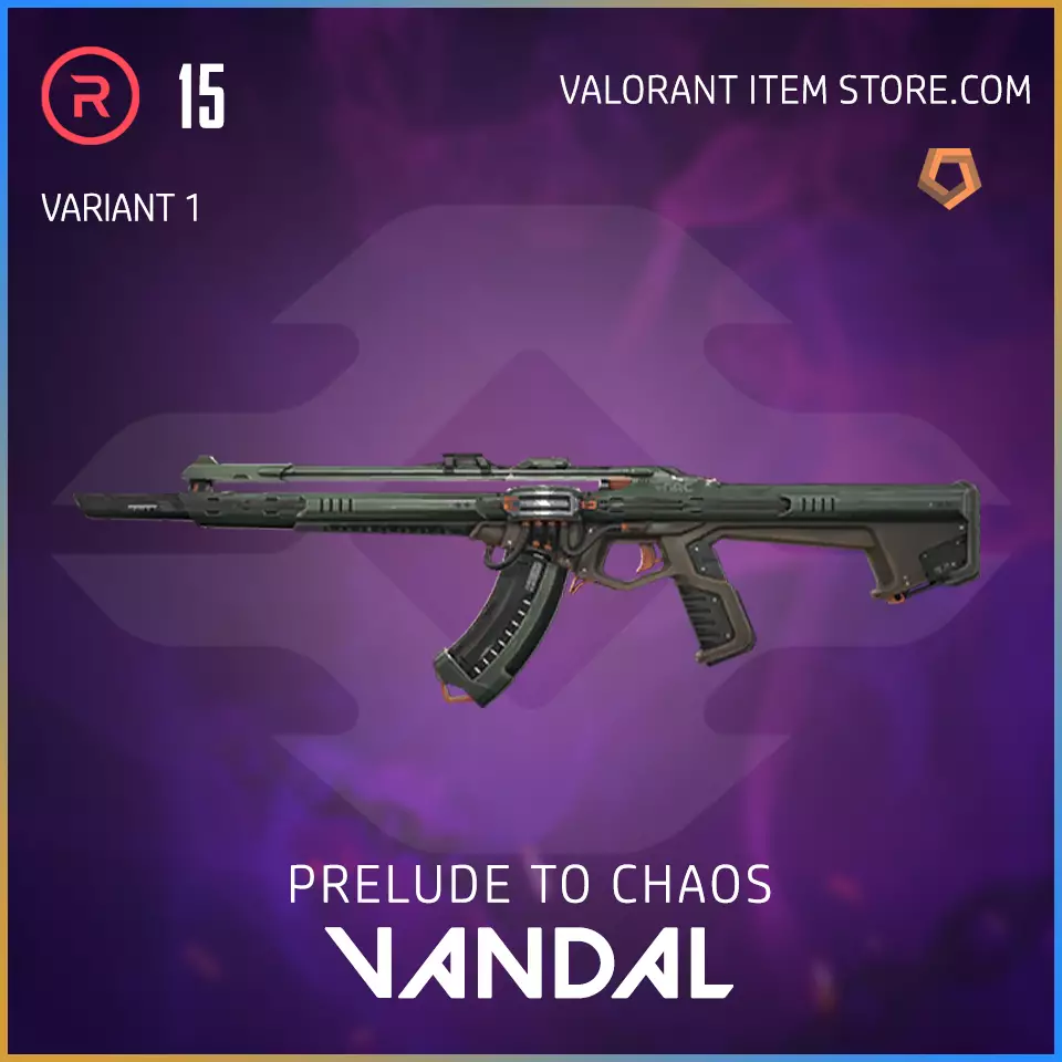 prelude to chaos vandal valorant skin variant 1