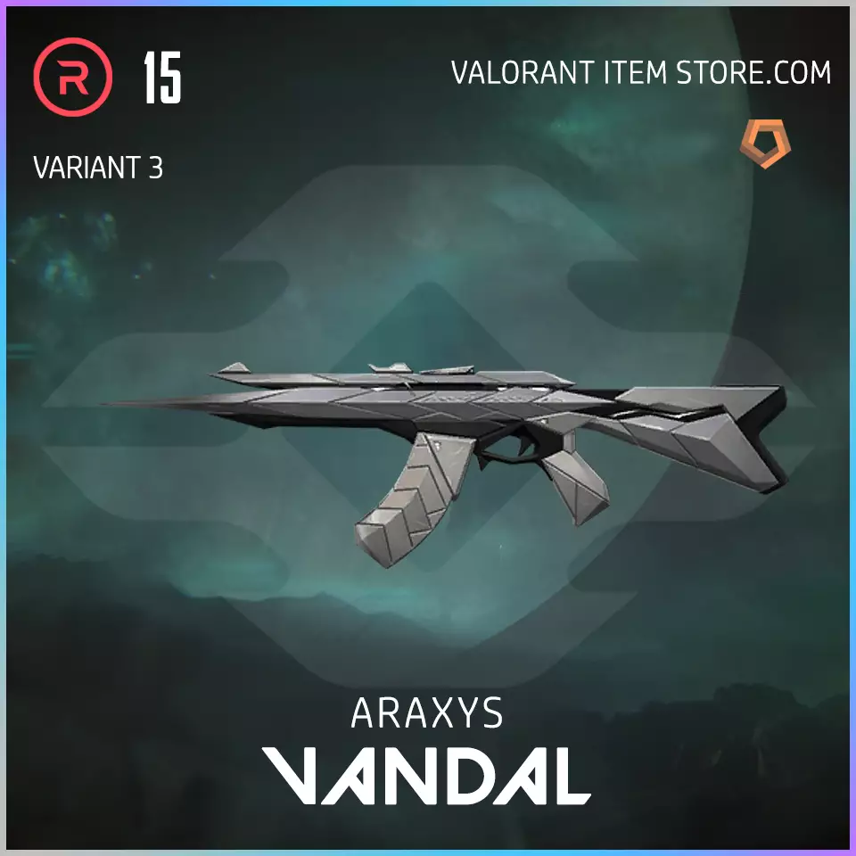 araxys vandal skin valorant variant 3