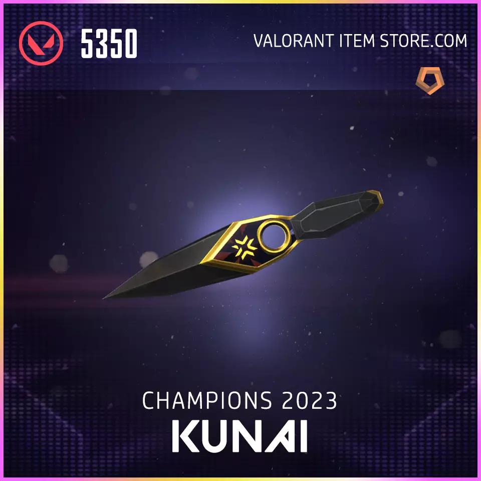 champions 2023 kunai valorant skin